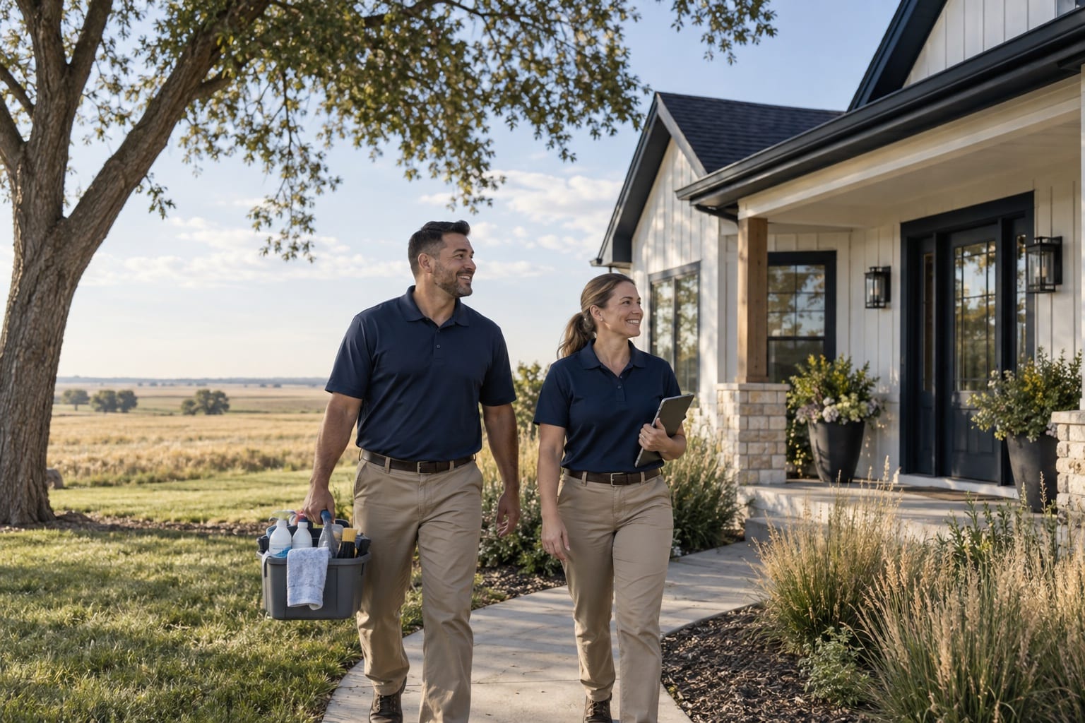 A cleaning visit in Topeka
