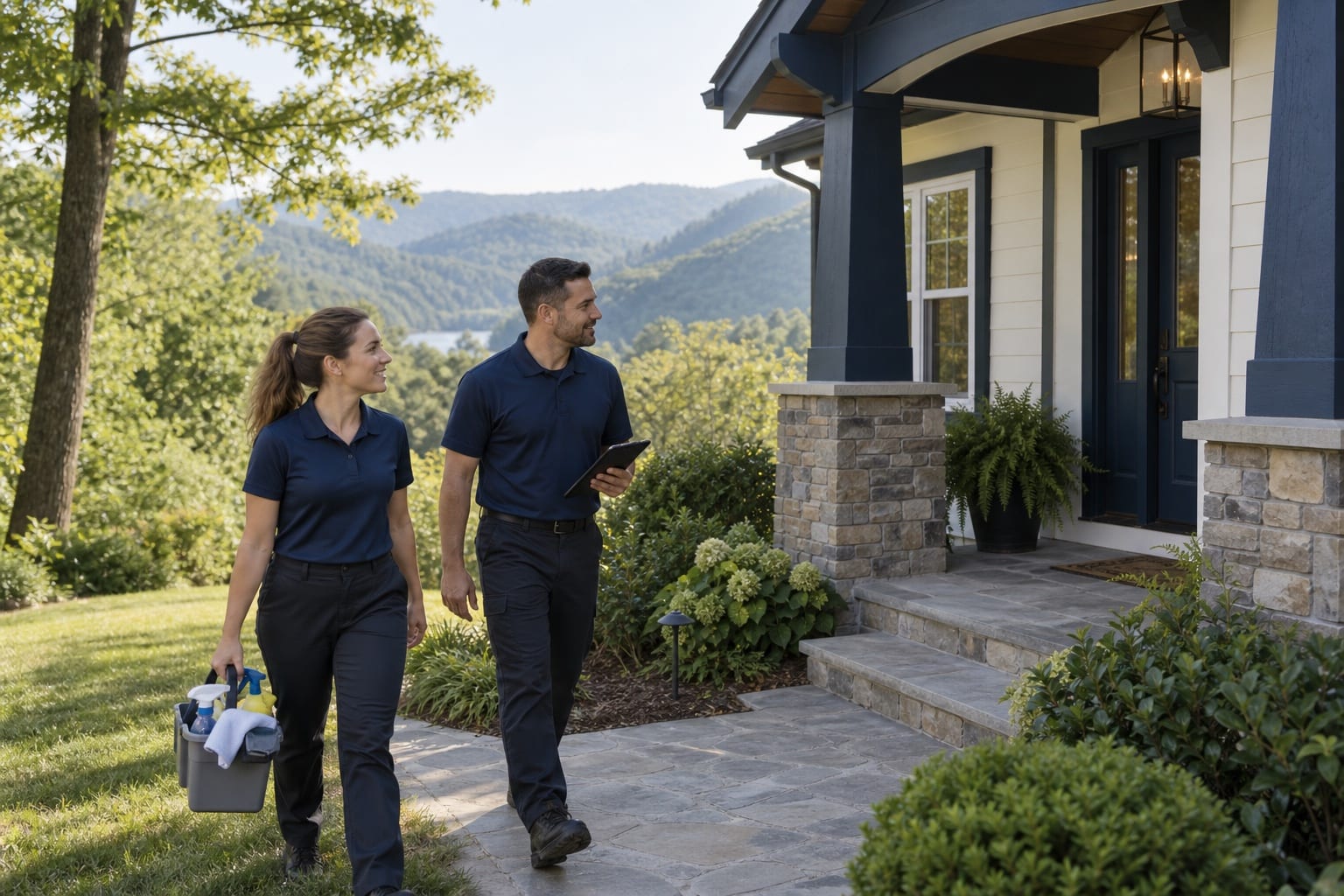 A cleaning visit in Huntington